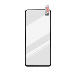 mobilNET ochranné sklo Samsung Galaxy S21 FE, FULL GLUE 0.33mm, Q sklo, čierne