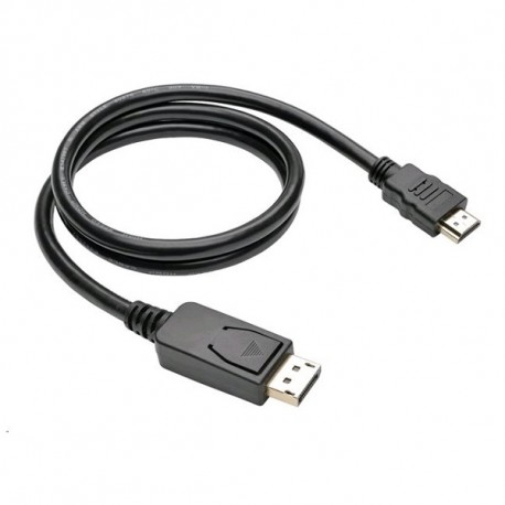 Kábel C-TECH DisplayPort/HDMI, 2m, čierny
