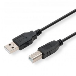 Logo USB kábel (2.0), USB A samec - USB B samec, 1.8m