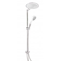 RUBINETA - Sprchový systém ANETA s hlavovou sprchou chróm/biela, 624134