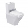DURAVIT Dura Style misa WC kombi stojaca 37 x 70 cm pre SensoWash, variabilný odpad, biela 2156590000
