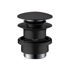 Hansgrohe umývadlový odtokový ventil 5/4" Push-Open kovový matná čierna, 50100670