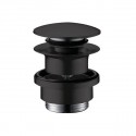 Hansgrohe umývadlový odtokový ventil 5/4" Push-Open kovový matná čierna, 50100670