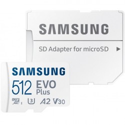 SAMSUNG EVO PLUS SDXC KARTA 512 GB CLASS 10