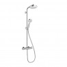 Hansgrohe Crometta sprchový systém Showerpipe 160 1jet Shoerpipe s termostatom biela/chróm 27264400