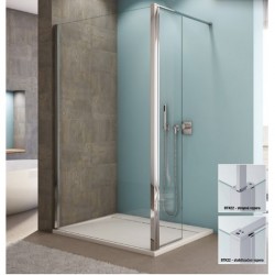 SANSWISS set montážny Top-Line BTK2 437 mm s krátkou otoč stenou 90° aluchróm Durlux BTK204375022