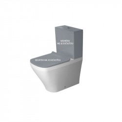 Duravit DuraStyle WC kombi misa, bez nádržky a sedátka, s WonderGliss, biela 21550900001