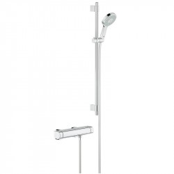 Grohe Grohtherm 2000 termostatická sprchová batéria + set Power 4prúdy, tyč 90cm, chróm 34482001