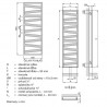ZEHNDER Kazeane radiátor pre teplovodnú/kombi prevádzku 1661 x 600 mm Anthracite RK-170-060-0346