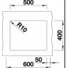 BLANCO SUBLINE 500-U čierna InFino bez excentra 525995