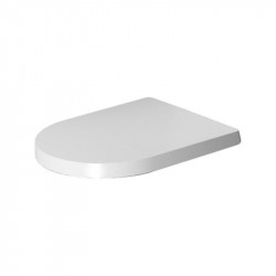 DURAVIT ME by Starck Compact WC sedátko duroplast, nerezové pánty, biele 0020110000