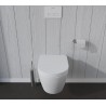 DURAVIT ME by Starck 37 x 57 cm Rimless Durafix závesná WC misa, hlboké splachovanie, biela 2529090000