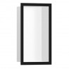 HANSGROHE XtraStoris Individual výklenok do steny matná biela s designovým rámom 300 x 150 x 100 mm matná čierna 56096670