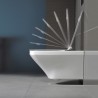 DURAVIT Dura Style závesná WC misa Rimless so sedátkom SoftClose 37 x 54 cm biela 45510900A1
