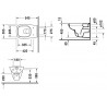 GEBERIT Duofix set predstenovej inštalácie, WC misa D-CODE s doskou, tlačidlo Sigma20, biela 45350900A1 + 111.300.00.5