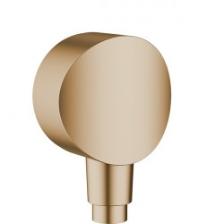Hansgrohe Fixfit sprchové kolienko S so spätným ventilom, kartáčovaný bronz, 26453140