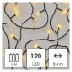 EMOS D4FW03 120LED 8,4m, von. aj vnút, WW,IP44, 3xAA