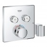 Grohe Grohtherm SmartControl termostatická batéria pod omietku, pre 2 spotrebiče, chróm, 29125000