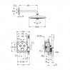 Grohe Grohtherm SmartControl sprchový set 5v1 s termostatom pod omietku, sprcha 260 mm, chróm 34744000