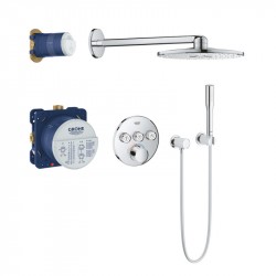 Grohe SmartControl Perfect sprchová súprava s batériou pod omietku, 310 mm, 2 prúdy, chróm 34709000