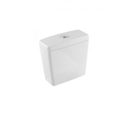 VILLEROY & BOCH O.Novo WC nádržka keramická DualFlush pripojenie z boku alebo zo zadu biel C+