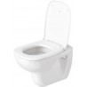 DURAVIT D-CODE WC sedátko s nerezovými pántami, bez SoftClose, biele 0067310000