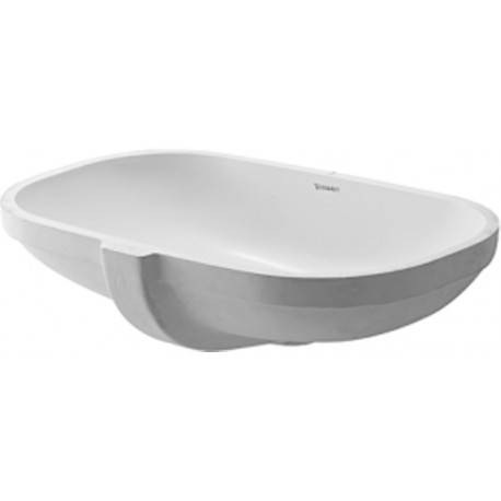 Duravit D-CODE 49,5 x 29 cm zospodu vstavané nábytkové umývadlo s upevnením 0338490000