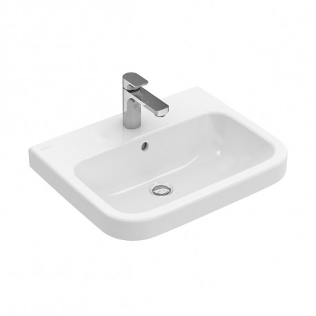 VILLEROY & BOCH Architectura - umývadlo nábytkové 650x470 mm, s prepadom, otvor na batériu, CeramicPlus, alpská biela 4188KGR1