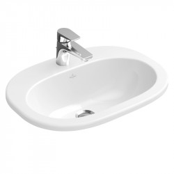 VILLEROY & BOCH O.Novo zápustné umývadlo 56 x 40,5 biela s CeramicPlus, 416156R1