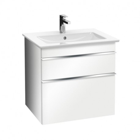 VILLEROY & BOCH VENTICELLO spodná skrinka 603 x 590 x 502 mm Glossy White, úchytka chróm A92401DH