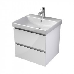 MYBATH MyVento skrinka pod umývadlo 55 cm k umývadlu Avento biela vysoký lesk MVE55Z2B01