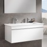 Villeroy & Boch VENTICELLO skrinka pod umývadlo, 953 x 420 x 502 mm Glossy White, úchytka chróm, A93501DH