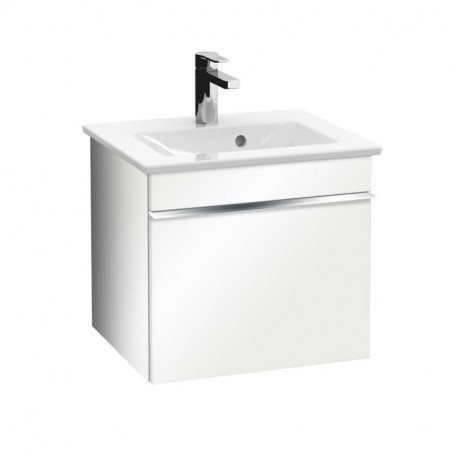 VILLEROY & BOCH VENTICELLO spodná skrinka 466 x 420 x 502 mm Glossy White, úchytka chróm A93101DH