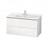 DURAVIT L-CUBE skrinka pod umývadlo závesná biela lesklá, LC626602222