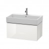 DURAVIT L-CUBE skrinka pod umývadlo závesná biela lesklá, LC617702222