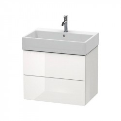 DURAVIT L-CUBE skrinka pod umývadlo závesná biela lesklá, LC627602222