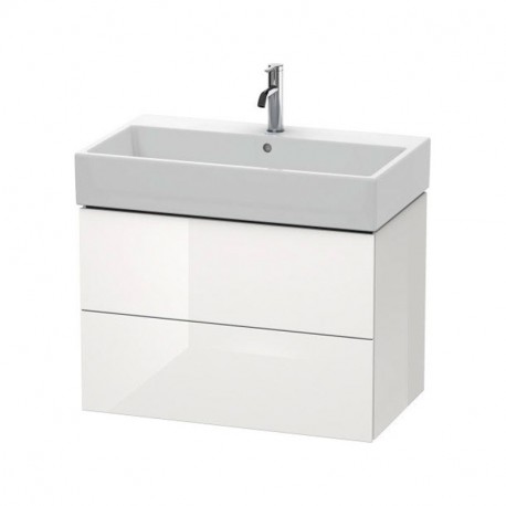 DURAVIT L-CUBE skrinka pod umývadlo závesná biela lesklá, LC627702222