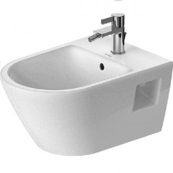 Duravit D-NEO závesný bidet 37 x 54 cm s prepadom, biely 2295150000