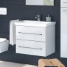 Villeroy & Boch AVENTO skrinka s umývadlom 580x514x452 mm, 2 zásuvky, Crystal White A88900B4 + 41586001