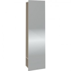 Villeroy & Boch SUBWAY 3.0 vysoká skrinka so zrkadlom 450 x 1700 x 300 mm, regál vpravo, Cashmere Grey, C59700VN