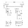 GROHE Essentials sada doplnkov do kúpelne 5v1 chróm 40344001