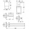 GROHE Essentials sada doplnkov do kúpelne 4v1 chróm 40846001