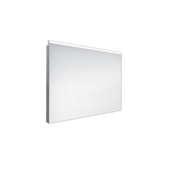 NIMCO zrkadlo podsvietené LED 8000 80 x 60 cm hliníkový rám ZP 8003