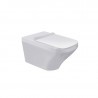 DURAVIT Dura Style závesná WC misa 37 x 62 cm s upevnením Durafix, biela s úpravou WonderGliss 25370900001