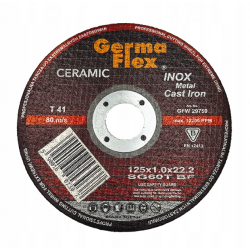 GERMAFLEX 125x1,0 oceľ / inox Ceramic GFW29759 kotúč flex