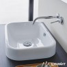 DURAVIT Happy D2. 60 x 40 cm umývadlo na dosku s prepadom 2314600000