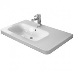 DURAVIT Dura Style nábytkové umývadlo 80 x 48 cm asymetrické, s prepadom, biele 2325800000