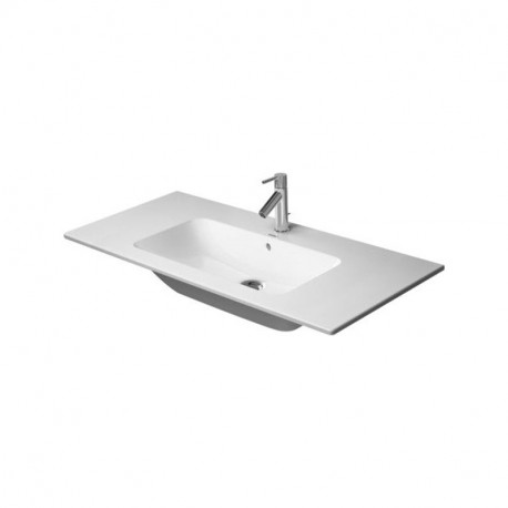 DURAVIT ME by Starck 103 x 49 cm nábytkové umývadlo s prepadom, biele s úpravou WonderGliss 23361000001