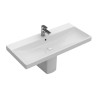 VILLEROY & BOCH Avento umývadlo 100 x 47 cm s prepadom biele CeramicPlus, 4156A5R1