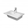 DURAVIT ME by Starck Compact 63 x 40 cm nábytkové umývadlo biele s úpravou WonderGliss 23426300001